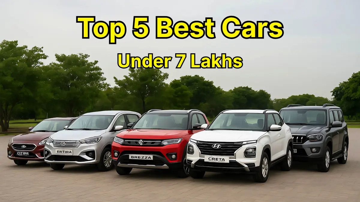 Top 5 Best Cars Under 7 Lakhs