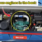 Why are bus engines in the back